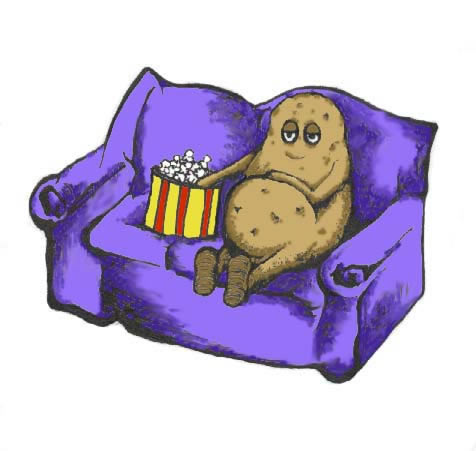 Couch Potatoes Munch On Healthy Snacks