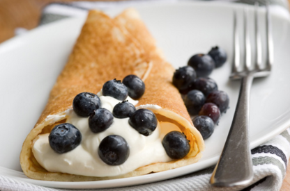 These crepes are simple to make and great for any meal of the day, whether it’s breakfast or dessert. 
