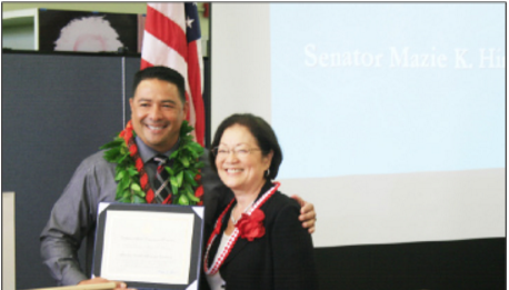 United States Senator Mazie Hirono was a special guest at the 20th anniversary of the Military Youth Advisory Council meeting.