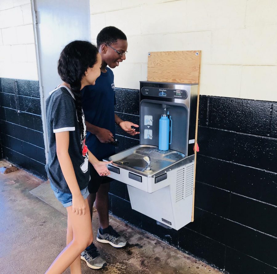 PTSA Installs Filtered Water Filling Stations