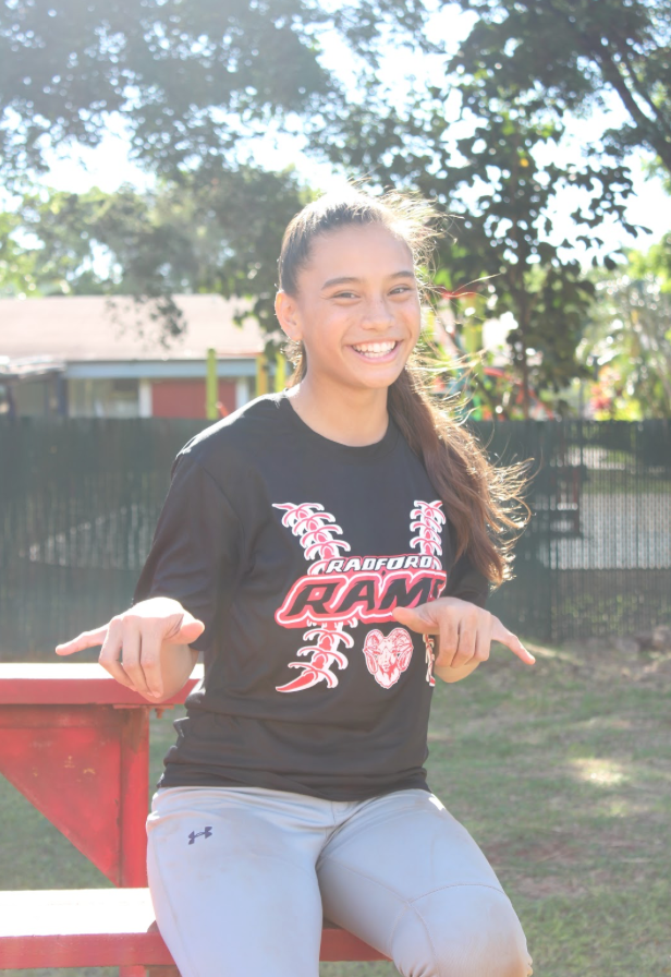 Lady Ram Welcomed onto Baseball Field