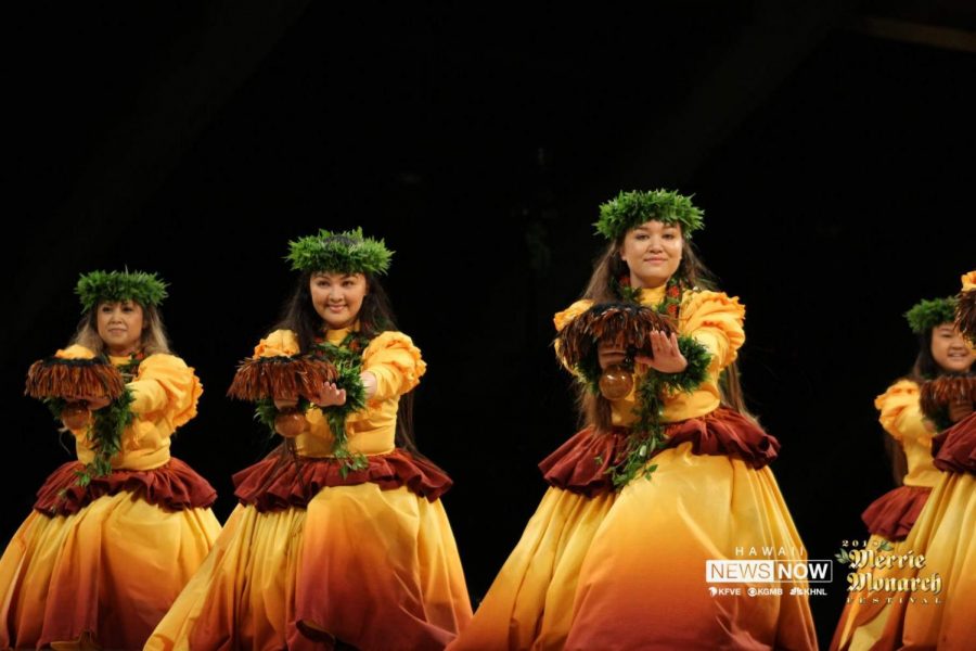 Kalai Stevens Dances at Merrie Monarch