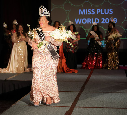 Tuitele walking down the catwalk as she had just been crowned Miss Plus World. Tuitele brought home the title from  Miss Hawaii Plus last year. “My future plans for pageantry are still in the works, but I want to eventually grow the plus size pageantry here in Hawaii,” she said.