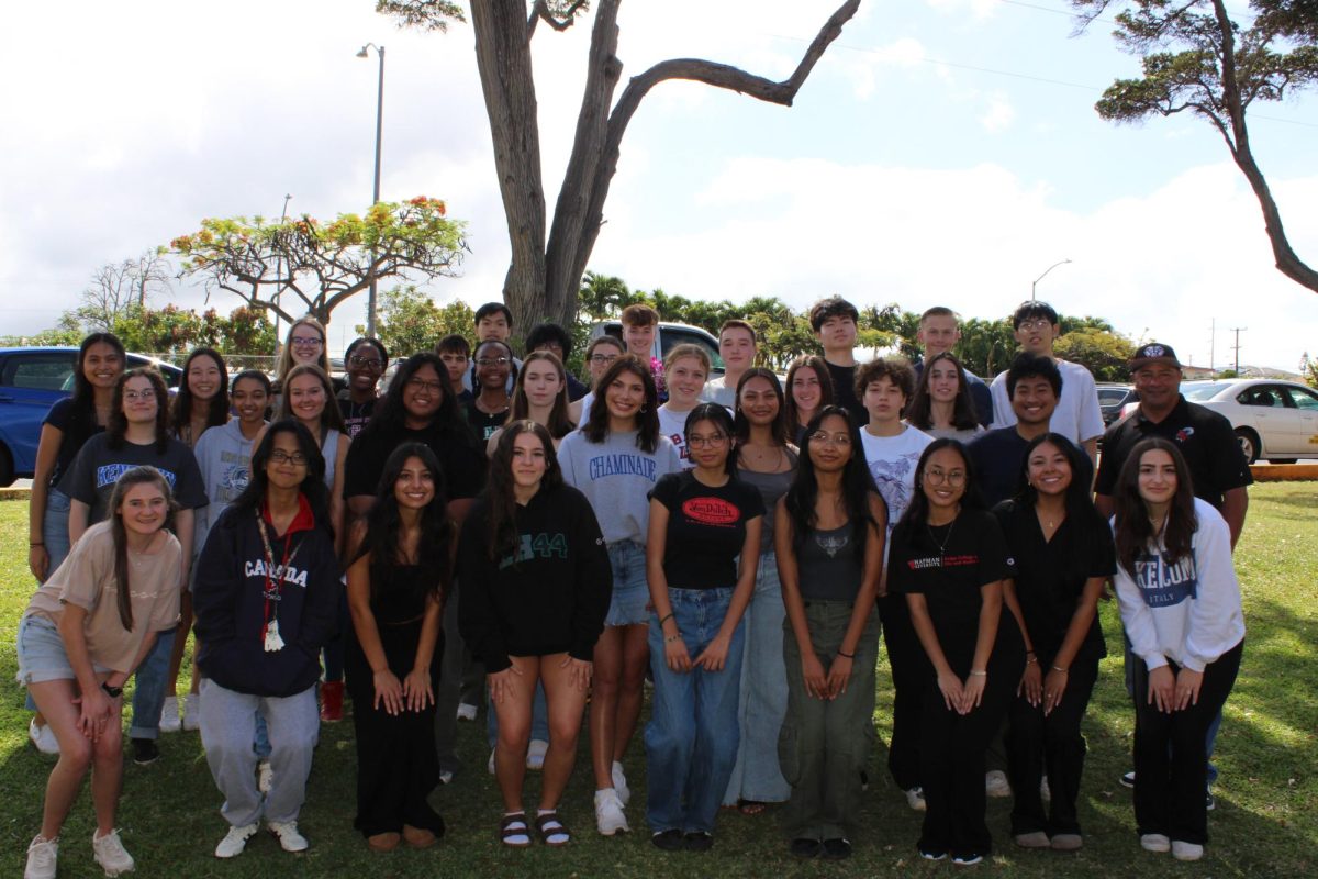 (Photo Credit: Jayda Guerrero) Class of 2024 Valedictorians: Rheza-Vle Abad, Kershylle Alivio, Anna Allman, John Joseph Asuncion, Kaili Bellisle, Avery Bojanowski, Julissa Bollinger, Evan Clifford, Kaylee Coffey, Jeylis Cuevas Perez, Tuan Do, Nadia Edwards, Samantha Grace Guevarra, Alaynna Hanes, Jason Harwood, Landon Henningsen, Chloe Hewitt, Calista Labrador, Elijohn Labuguen, Justin Lai, Cadence Lantz, Kai Lukela, Kirsten Moore, Mikayla Mula, Precious Faith Nunez, Anri Ocampo, Addison Reed, Alyssa Savage, Angelina Schoenhals, Sadie Schulz, Arianna Segovia, Camryn Smith, Kinsly Souffrant, Anela Taong-Akana, Shayla Tirado, Isabella Walker, Lucas Webb, Christopher Wilson, and Alayna Worcester.