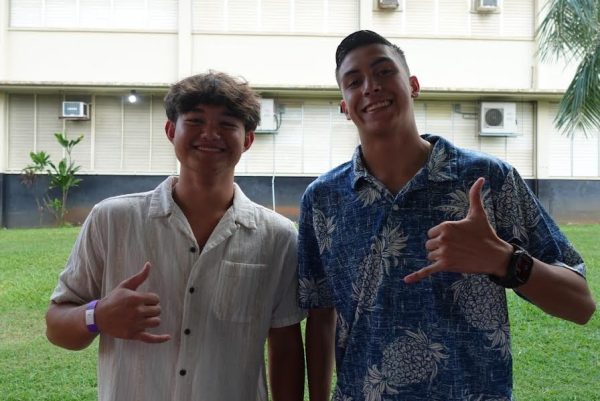 Navigation to Story: Senior Rams debrief about their lūʻau experience