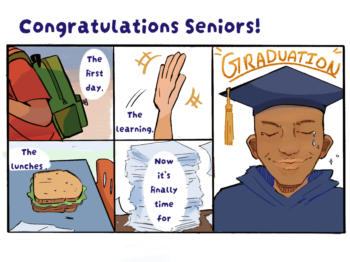 Comic strip art created by student Annabel Gronkowski (10). If you are interested in submitting artwork for the Ram Magazine Issue, please contact Mr. Okamoto at troy.okamoto@k12.hi.us.
